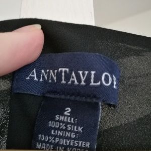 Ann Taylor Dresses - 100% SILK Ann Taylor black-white dress Ann Taylor Dresses - 100% SILK Ann Taylor black-white dress